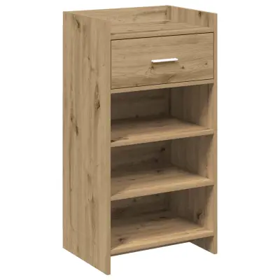 vidaXL Omara za čevlje Artisan hrast 48 x 36 x 92 cm Inženirski les
