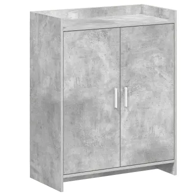 vidaXL Omara za čevlje Betonsko siva 73,5 x 36 x 92 cm Inženirski les