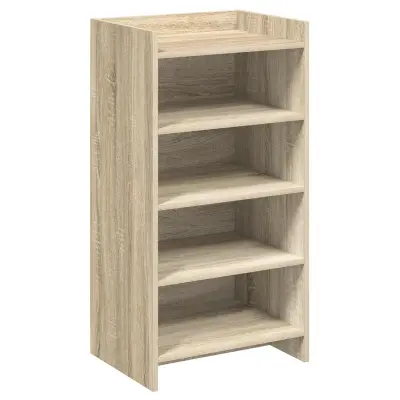 vidaXL Omara za čevlje Sonoma hrast 48 x 36 x 92 cm Inženirski les