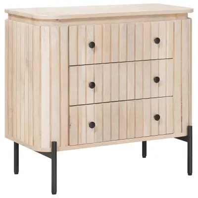 vidaXL Predalna omara 70 x 30 x 65 cm Masivno mangovo les in vezan les