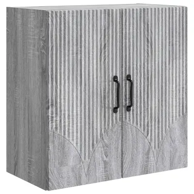 vidaXL Omara za steno Siva Sonoma 59 x 31 x 60 cm Inženirski les