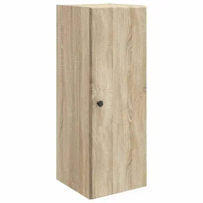 vidaXL Omara za steno Sonoma hrast 33 x 34,5 x 90 cm Inženirski les