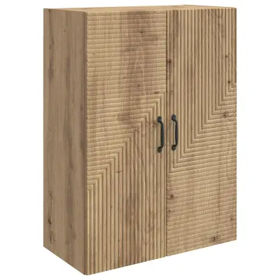 vidaXL Omara za steno Artisan hrast 66 x 34,5 x 90 cm Inženirski les