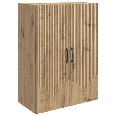 vidaXL Omara za steno Artisan hrast 66 x 34,5 x 90 cm Inženirski les