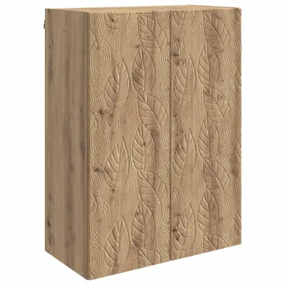 vidaXL Omara za steno Artisan hrast 66 x 34,5 x 90 cm Inženirski les