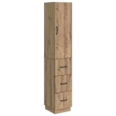vidaXL Set omar 2 pcs Artisan hrast 33 x 34,5 x 87 cm Inženirski les