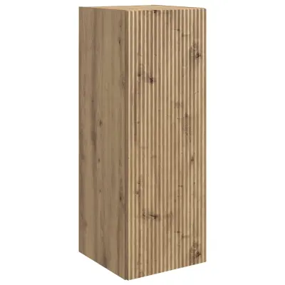 vidaXL Omara za steno Artisan hrast 33 x 34,5 x 90 cm Inženirski les