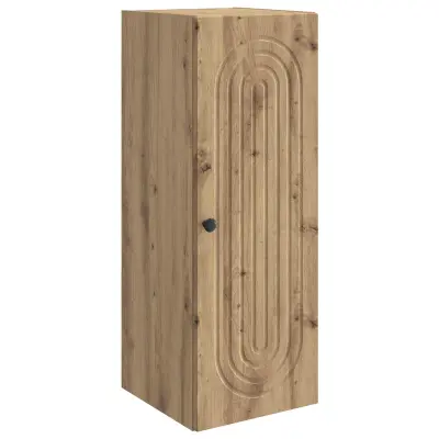 vidaXL Omara za steno Artisan hrast 33 x 34,5 x 90 cm Inženirski les