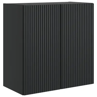 vidaXL Omara za steno Črna 59 x 31 x 60 cm Inženirski les