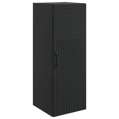vidaXL Omara za steno Črna 33 x 34,5 x 90 cm Inženirski les