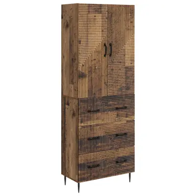 vidaXL Set omar 2 pcs Star les 66 x 34,5 x 90 cm Inženirski les
