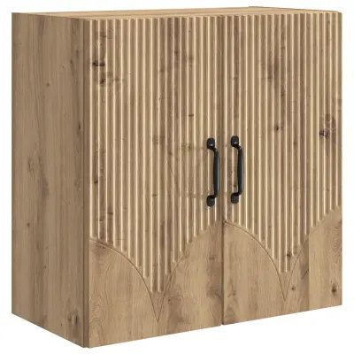 vidaXL Omara za steno Artisan hrast 59 x 31 x 60 cm Inženirski les