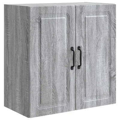 vidaXL Omara za steno Siva Sonoma 59 x 31 x 60 cm Inženirski les