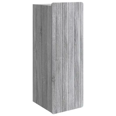 vidaXL Omara za steno Siva Sonoma 33 x 34,5 x 94 cm Inženirski les