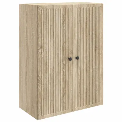 vidaXL Omara za steno Sonoma hrast 66 x 34,5 x 90 cm Inženirski les