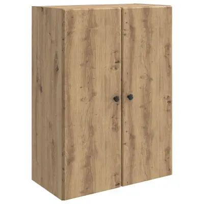 vidaXL Omara za steno Artisan hrast 66 x 34,5 x 90 cm Inženirski les