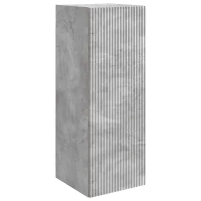 vidaXL Omara za steno Betonsko siva 33 x 34,5 x 90 cm Inženirski les