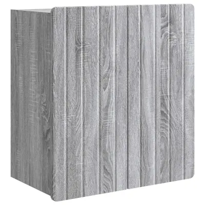 vidaXL Omara za steno Siva Sonoma 59 x 31 x 64 cm Inženirski les