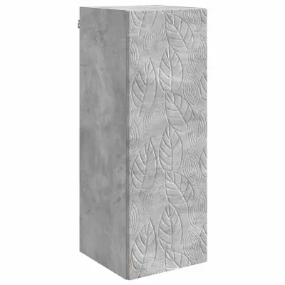vidaXL Omara za steno Betonsko siva 33 x 34,5 x 90 cm Inženirski les