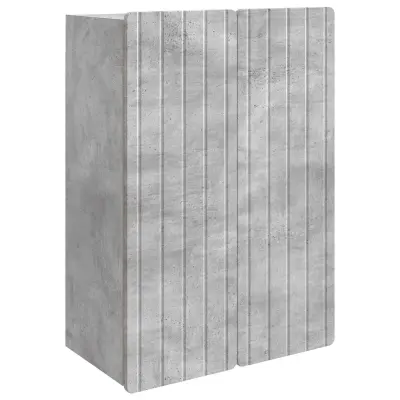 vidaXL Omara za steno Betonsko siva 66 x 34,5 x 92 cm Inženirski les
