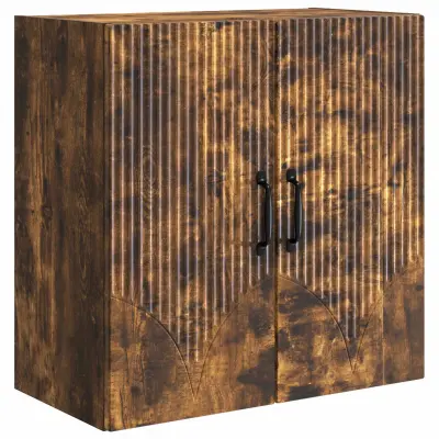 vidaXL Omara za steno Dimljen hrast 59 x 31 x 60 cm Inženirski les