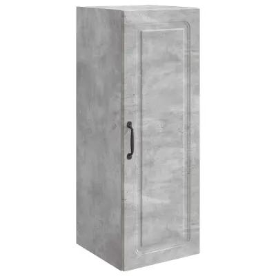 vidaXL Omara za steno Betonsko siva 33 x 34,5 x 90 cm Inženirski les