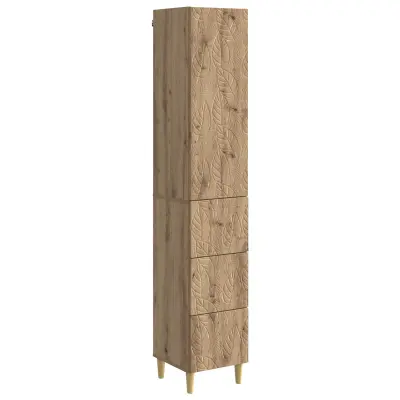 vidaXL Set omar 2 pcs Artisan hrast 33 x 34,5 x 90 cm Inženirski les