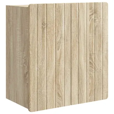 vidaXL Omara za steno Sonoma hrast 59 x 31 x 64 cm Inženirski les