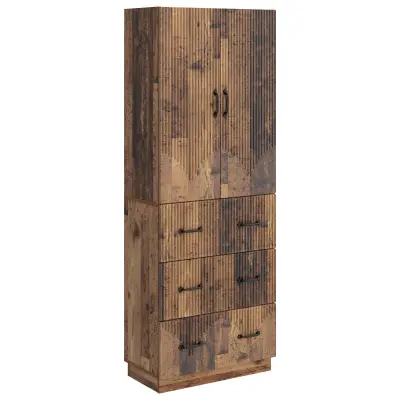 vidaXL Set omar 2 pcs Star les 66 x 34,5 x 87 cm Inženirski les