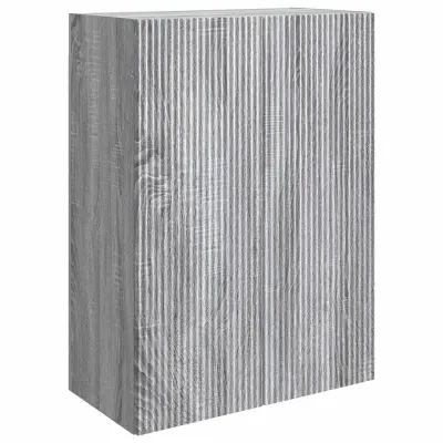 vidaXL Omara za steno Siva Sonoma 66 x 34,5 x 90 cm Inženirski les