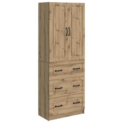 vidaXL Set omar 2 pcs Artisan hrast 66 x 34,5 x 87 cm Inženirski les