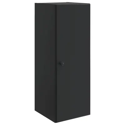 vidaXL Omara za steno Črna 33 x 34,5 x 90 cm Inženirski les