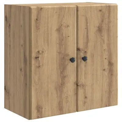 vidaXL Omara za steno Artisan hrast 59 x 31 x 60 cm Inženirski les