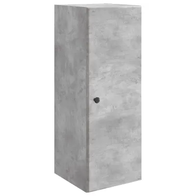 vidaXL Omara za steno Betonsko siva 33 x 34,5 x 90 cm Inženirski les