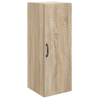 vidaXL Omara za steno Sonoma hrast 33 x 34,5 x 90 cm Inženirski les