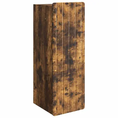 vidaXL Omara za steno Dimljen hrast 33 x 34,5 x 94 cm Inženirski les