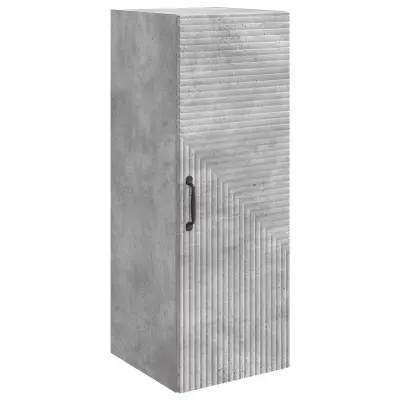 vidaXL Omara za steno Betonsko siva 33 x 34,5 x 90 cm Inženirski les