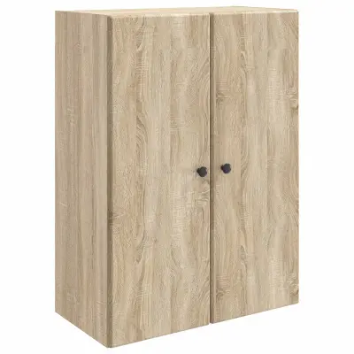 vidaXL Omara za steno Sonoma hrast 66 x 34,5 x 90 cm Inženirski les
