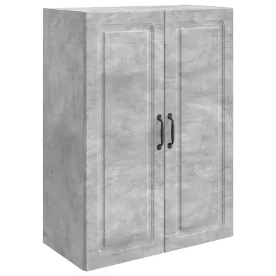 vidaXL Omara za steno Betonsko siva 66 x 34,5 x 90 cm Inženirski les