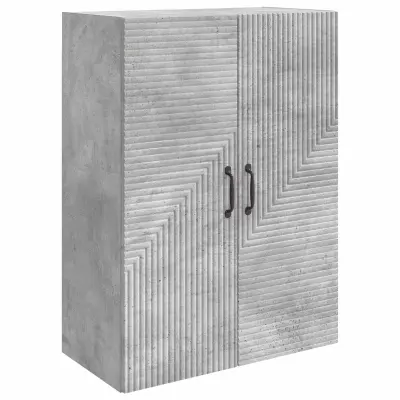 vidaXL Omara za steno Betonsko siva 66 x 34,5 x 90 cm Inženirski les