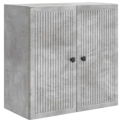 vidaXL Omara za steno Betonsko siva 59 x 31 x 60 cm Inženirski les