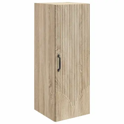 vidaXL Omara za steno Sonoma hrast 33 x 34,5 x 90 cm Inženirski les