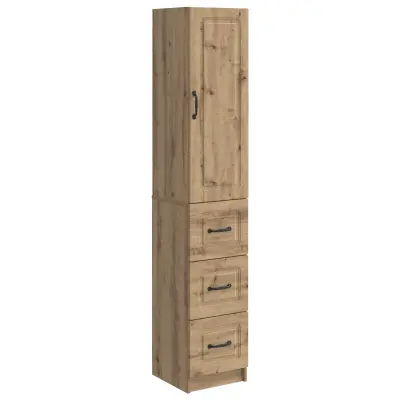 vidaXL Set omar 2 pcs Artisan hrast 33 x 34,5 x 87 cm Inženirski les