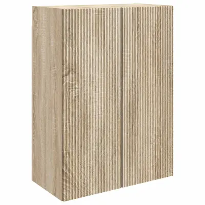 vidaXL Omara za steno Sonoma hrast 66 x 34,5 x 90 cm Inženirski les
