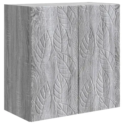vidaXL Omara za steno Siva Sonoma 59 x 31 x 60 cm Inženirski les