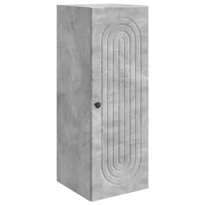 vidaXL Omara za steno Betonsko siva 33 x 34,5 x 90 cm Inženirski les