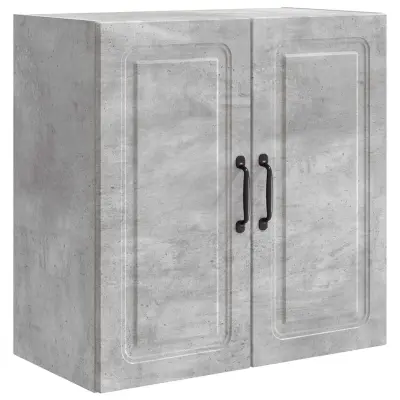 vidaXL Omara za steno Betonsko siva 59 x 31 x 60 cm Inženirski les