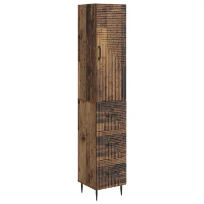 vidaXL Set omar 2 pcs Star les 33 x 34,5 x 90 cm Inženirski les