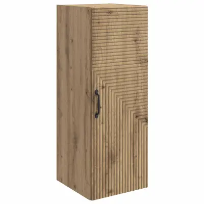 vidaXL Omara za steno Artisan hrast 33 x 34,5 x 90 cm Inženirski les