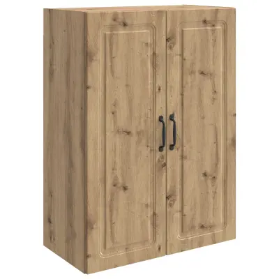 vidaXL Omara za steno Artisan hrast 66 x 34,5 x 90 cm Inženirski les